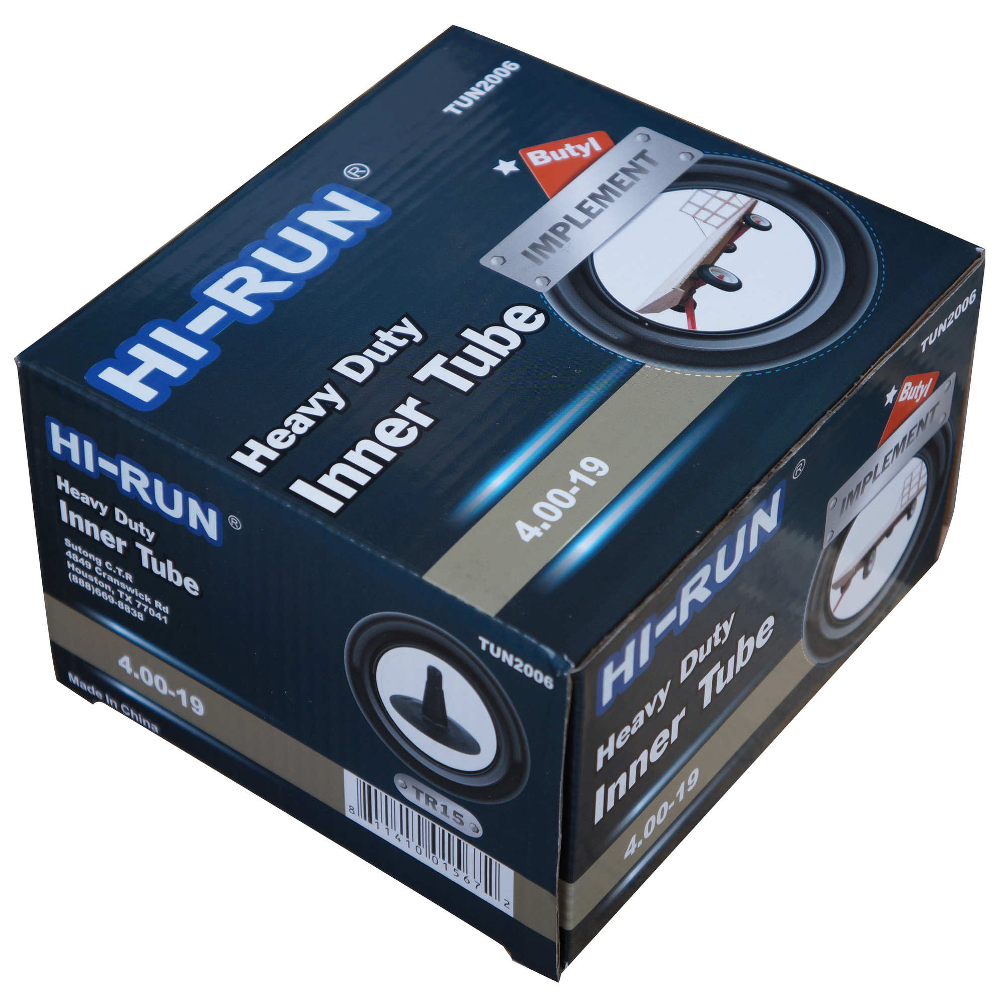 HI-RUN, Tube 400-19 (TR15) Float Implement, Fits Rim Size 19 in, Included (qty.) 1 Model# TUN2006